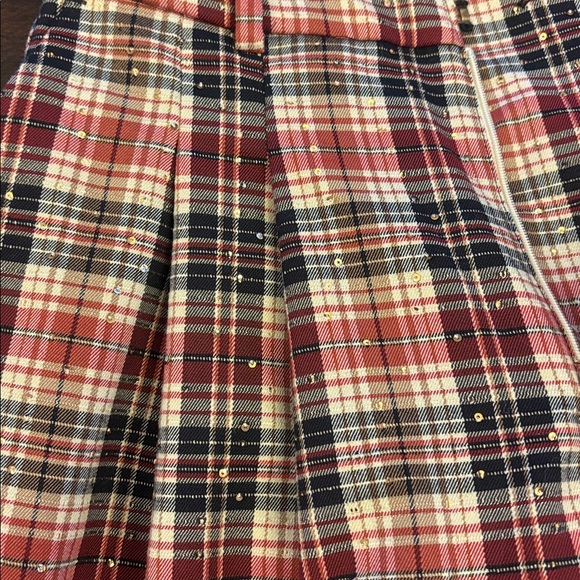 The Avery Sparkle Pleated Wide-Leg Trousers by Maeve - Picture 6 of 10